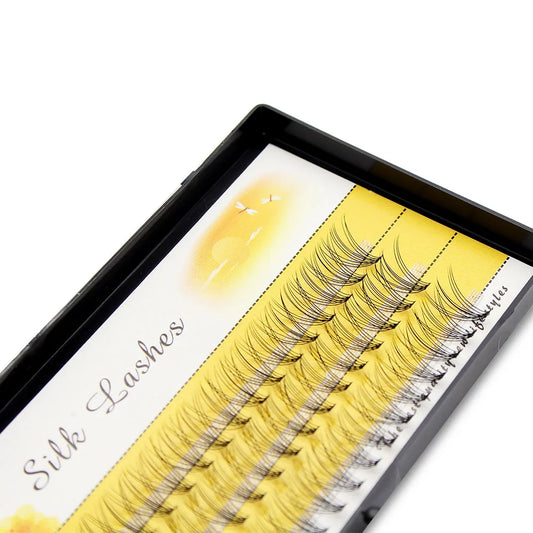 60 Bundles Eyelashes Individual Lashes Natural Style