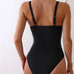 Black Push Up Swimwear One Piece