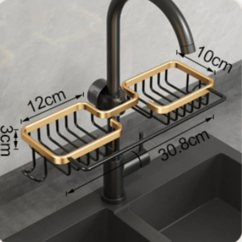 Kitchen Organizer Faucet Shelf