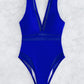 Mesh Panel One Piece Swimwear Women