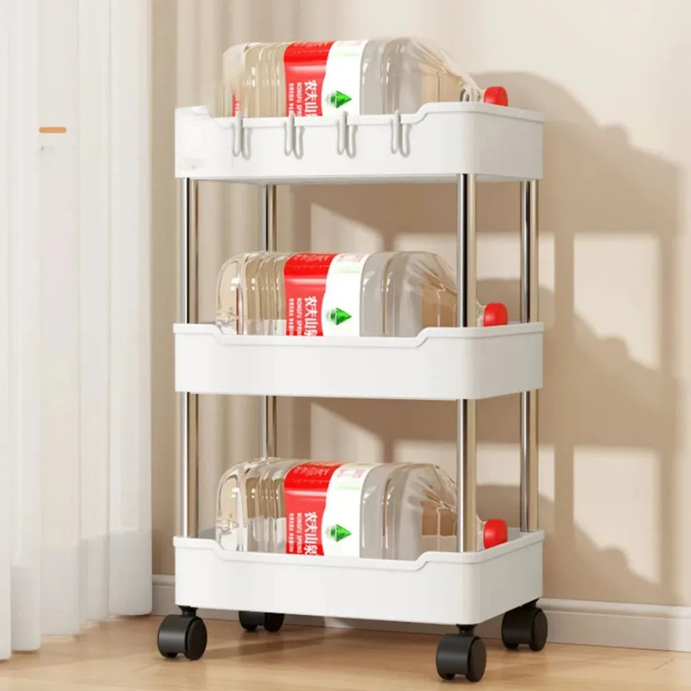 3/4 Tier Gap Rolling Storage Cart