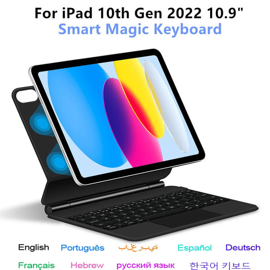 Folio Magic Keyboard For iPad 10th Generation 10.9inch Smart Case