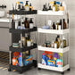 3/4 Tier Gap Rolling Storage Cart