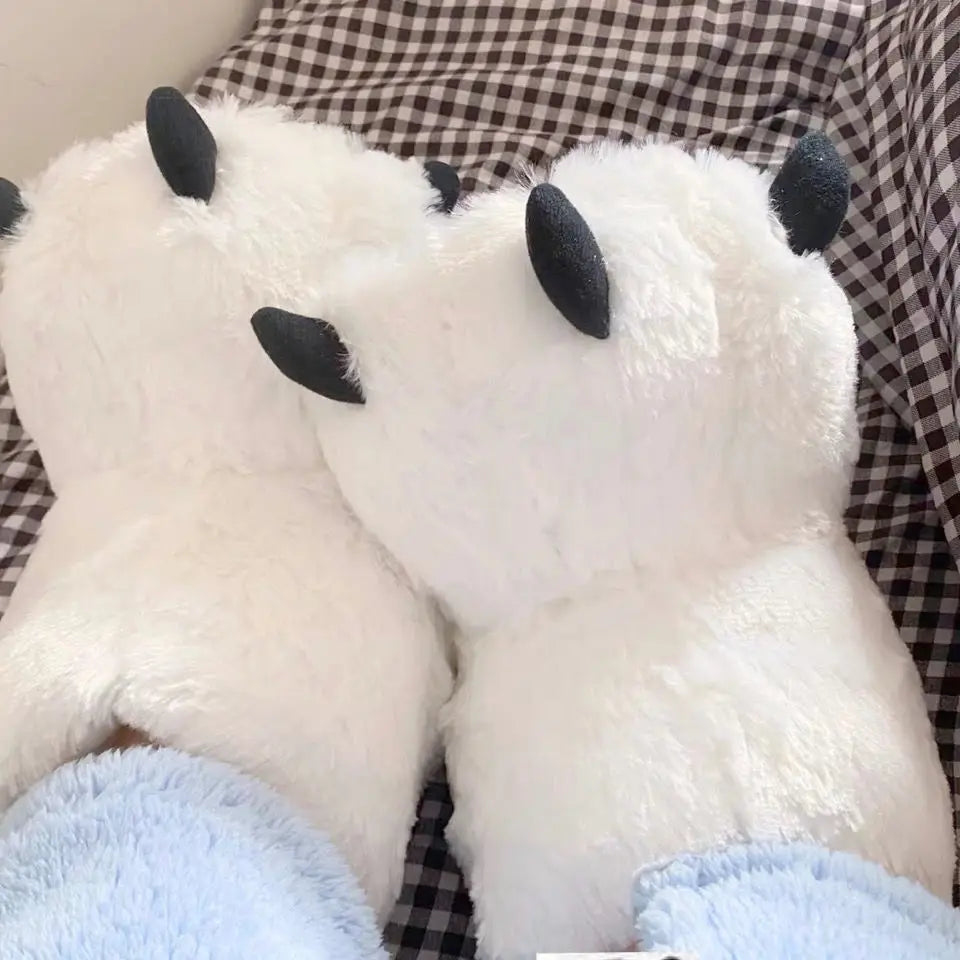 Creative Cute Bear Claw Slippers