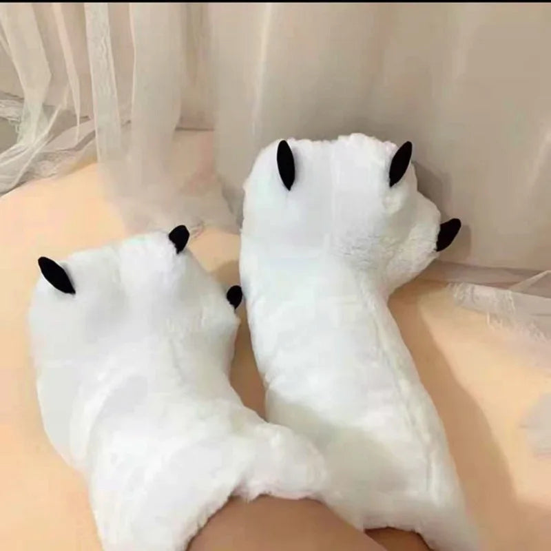 Creative Cute Bear Claw Slippers