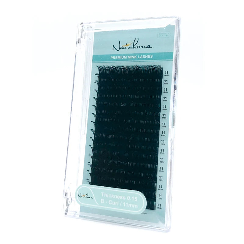 16 Rows  C D Premium Individual False Lashes Natural