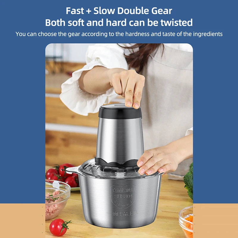 Electric 2 Speeds Meat Grinder