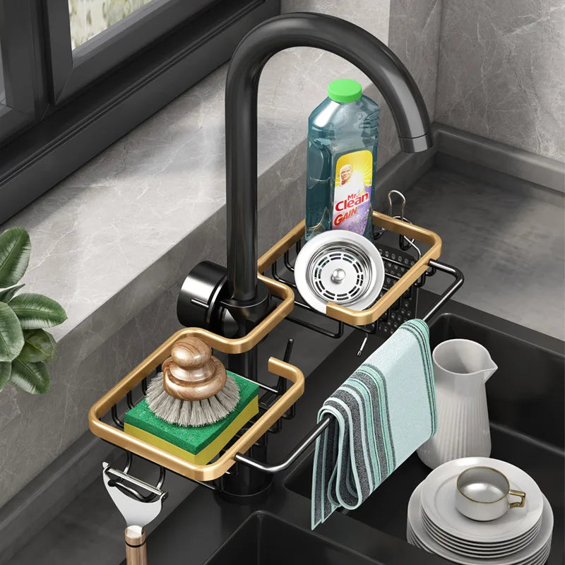 Kitchen Organizer Faucet Shelf