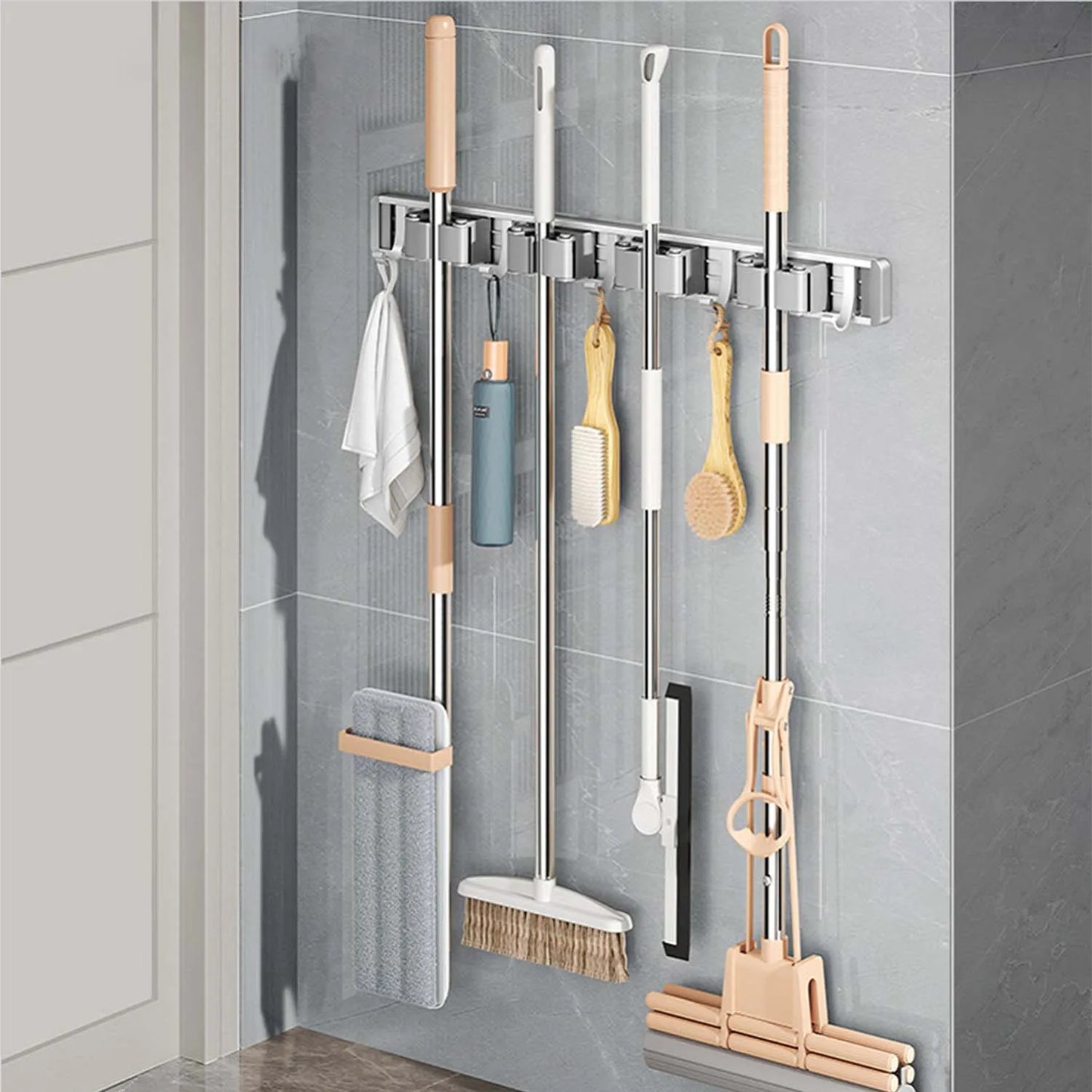 Mop Wall Organizer